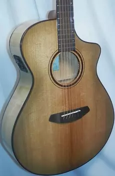 Breedlove Pursuit Exotic S Concert Sweetgrass CE Myrtlewood-Myrtlewood