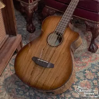 Breedlove Pursuit Exotic S Concerto All Myrtlewood Amber Burst Cutaway Acoustic Bass со звукоснимателем Fishman #1520 PSCO49BCEMYMY