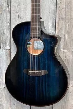 Breedlove Rainforest S Concert CE Acoustic/Electric, Papillon Blue African Mahogany, с сумкой для переноски! Rainforest Papillion CE
