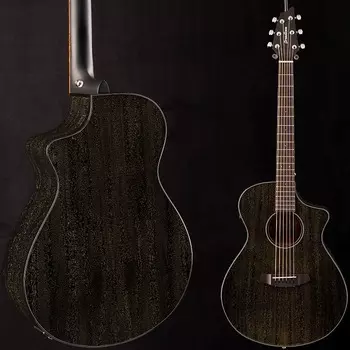 Breedlove Rainforest S Concert CE Африканское красное дерево Черное золото 594 Rainforest S Concert CE African Mahogany Black Gold