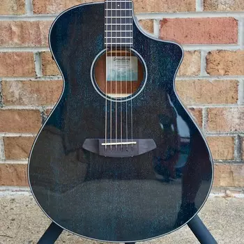 Breedlove Rainforest S Concert Midnight Blue CE African Mahogany