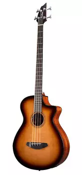 Breedlove Solo Pro Concerto Edgeburst Bass CE Красный кедр-африканское красное дерево Solo Pro Concerto Edgeburst Bass CE Red Cedar-African Mahogany