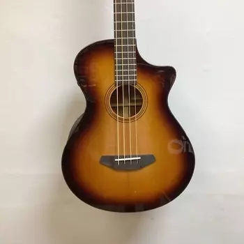 Breedlove Solo Pro Concerto Edgeburst Bass CE Красный кедр-африканское красное дерево в футляре Solo Pro Concerto Bass CE Red Cedar-African Mahogany w/Case