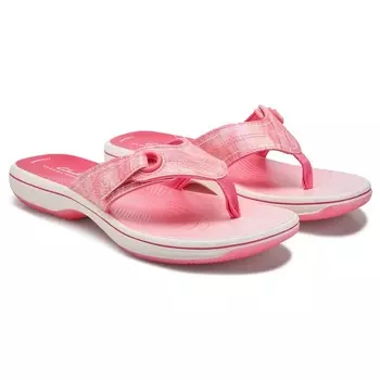 Breeze reyna cloudsteppers женские босоножки-шлепанцы Clarks, pink ombre