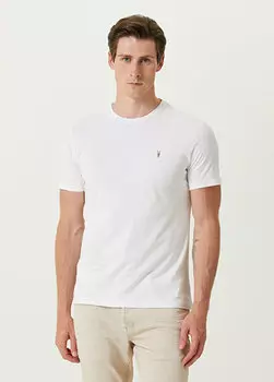 Брейс белая футболка AllSaints