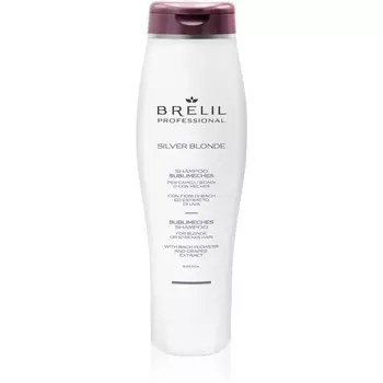 Brelil Numro Silver Blonde Sublimeches Шампунь, нейтрализующий желтые тона, шампунь для светлых и осветленных волос, 250 мл Inna Marka