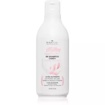 Brelil Professional Шампунь Bb Milky Candy - Nutriente Intenso для всех типов волос, 250 мл