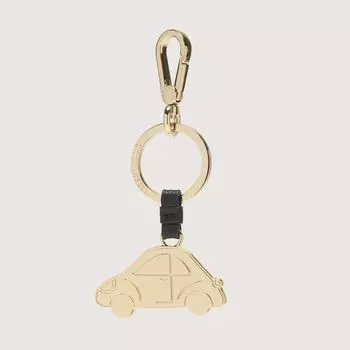 Брелок Coccinelle Basic Metal Light gold, цвет Noir
