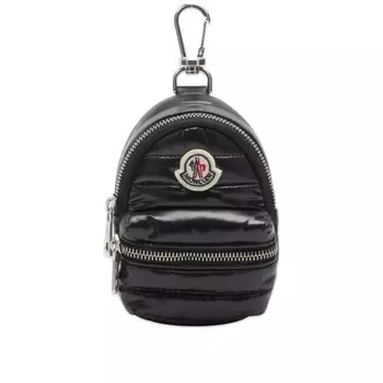 Брелок для ключей в виде рюкзака Kilia с мягкой подкладкой Moncler, черный