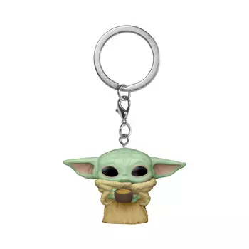 Брелок Грогу с чашкой Funko Pop - Star Wars The Mandalorian