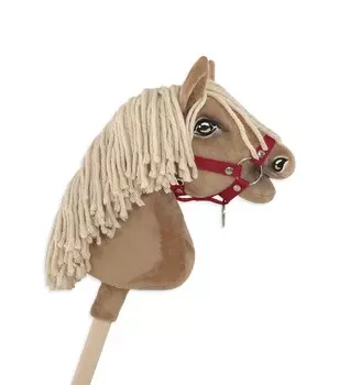 Брелок Hobby Horse А4 на застежке, маленький - бордовый. Super Hobby Horse
