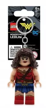 Брелок со светодиодной подсветкой LEGO SUPER HEROES DC WONDER WOMAN LGL KE117H