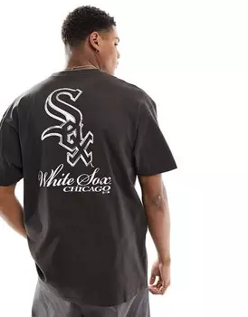 Бренд 47 — Chicago Sox — черная футболка с рисунком