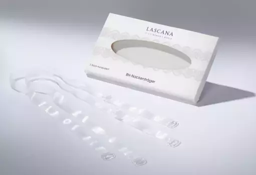 Бретельки для бюстгальтера LASCANA (1 пара), прозрачные, легко заменяемые, цвет 2 X Milchig