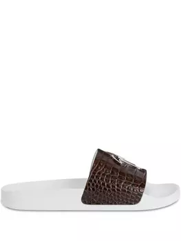 Бретт слайды Giuseppe Zanotti, коричневый