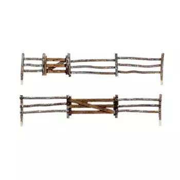 Бревенчатый забор – масштаб О, Terrain & Scenery