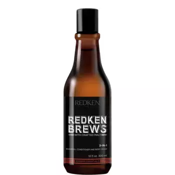 Brews Шампунь 3 в 1 для мужчин 300 мл Redken