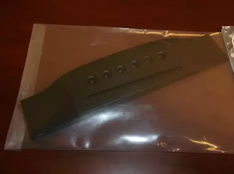 Бридж для акустической гитары Lefty для левшей, увеличенный размер 1 мм, палисандр Fender GB-0850-LRF