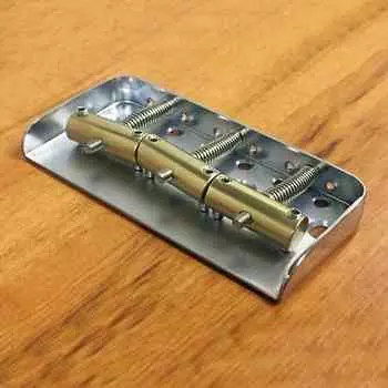 Бридж Fender Telecaster G.E.Smith Style с изготовленными на заказ седлами с компенсацией — верхняя загрузка