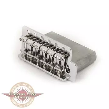 Бридж Fender в винтажном стиле стандартной серии Big Block Stratocaster в сборе Vintage-Style Strat Bridge Assembly