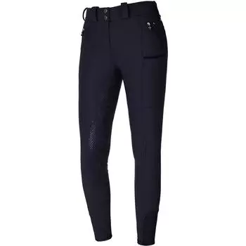 Бриджи женские зимние силиконовые с полным сиденьем KLKailey E-Tec4 темно-синие KINGSLAND