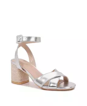 Бриджит Босоножки на каблуке BERNESS, коричневый/бежевый