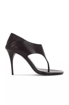 Бриджит Сандалии Saint Laurent, цвет Dark Chocolate