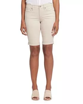 Бриелла Шорты с подвернутыми манжетами NYDJ, слоновая кость/кремовый