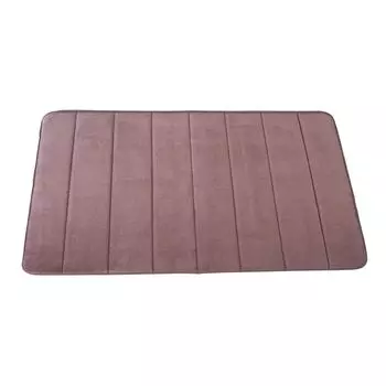 Brielle Dark Grey Bath Rug - Впитывающий нескользящий коврик для ванной - 40x60 см Zorluteks Tekstil Ticaret ve Sanayi A.S, серый