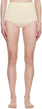 Брифы Off-White с необработанными краями Talia Byre