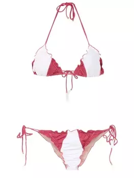 Brigitte двухцветное бикини, розовый