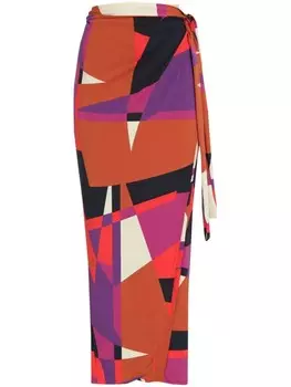 Brigitte пляжная юбка Мила, красный