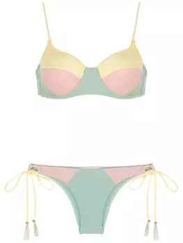 Brigitte трехцветное бикини, разноцветный