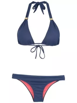 Brigitte triangle bikini set, зеленый