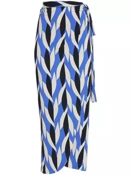 Brigitte юбка миди Мила, синий