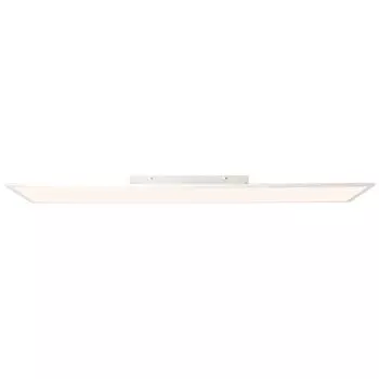 BRILLIANT энергосберегающая потолочная панель Charla с современной светодиодной технологией | 119,5x29,5 см | Световая панель с теплым белым плоским светом | 40 Вт | 3600 люмен | 2700 Кельвин | Металл/Пластик | Белый