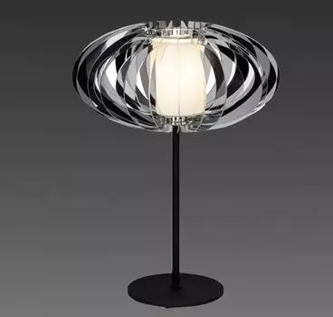 Brilliant lamp настольная лампа настольная лампа хром черная лампа 62549/15, серебро