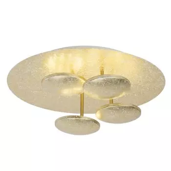 Brilliant Pharaoh, потолочный светильник, 4 лампочки, золотой/белый