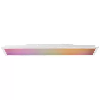 BRILLIANT Потолочная панель BRISTON | Потолочный светильник 80 х 20 см, управляемый с помощью пульта дистанционного управления | 24 Вт 2100 лм 3000–6500 К | алюминий