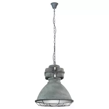 BRILLIANT светильник Anouk подвесной светильник 48см стекло серое античное | 1x A60, E27, 60 Вт, подходит для обычных ламп (не входят в комплект) | Цепочку можно укоротить