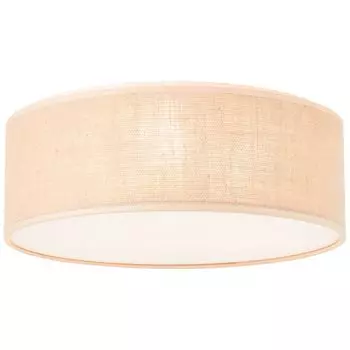 BRILLIANT Уютный потолочный светильник ANIELA | Потолочный светильник естественного тона, 38 см | 2 розетки E27 макс. 40 Вт | Металл/текстиль, бежевый