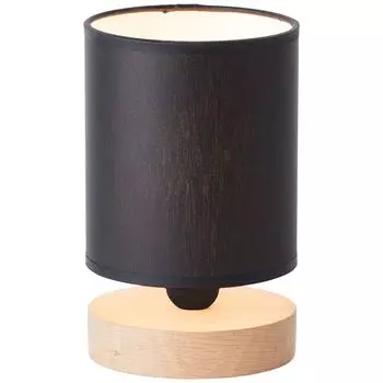 BRILLIANT Vonnie Настольная лампа черный/цвет дерева 93094/76