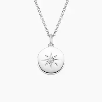 Бриллиантовая подвеска «Северная звезда» Brilliant Earth