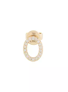 Бриллиантовая серьга-гвоздик CLOUD из 18-каратного желтого золота ALINKA, золотой