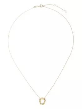 Бриллиантовое ожерелье «Подкова» из 9-каратного желтого золота Aliita, золотой