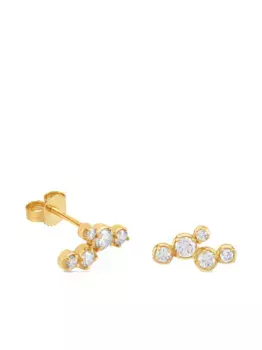 Бриллиантовые серьги Stargazer из 14-каратного желтого золота DOWER AND HALL, золотой