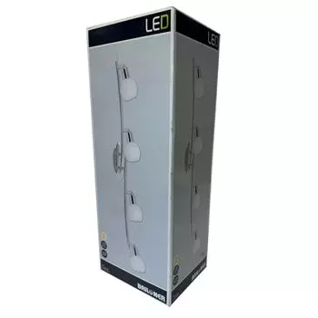 Briloner LED потолочный светильник металл/хром 4x 3,5Вт G9 1280лм теплый белый 3000K поворотный