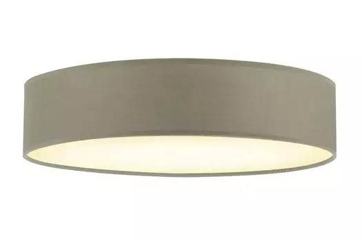 Briloner Leuchten FABRIC - потолочный светильник 38 см - потолочный светильник 2 x E27 макс. 40 Вт - цвет абажура: серо-коричневый / коричневый.