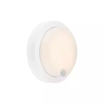 Briloner Leuchten PULA Светодиодный уличный светильник 1x светодиодный датчик движения USB с регулируемой яркостью 4 Вт 700 лм пластик белый