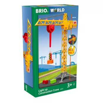 Brio, Строительный кран с подсветкой, 33835